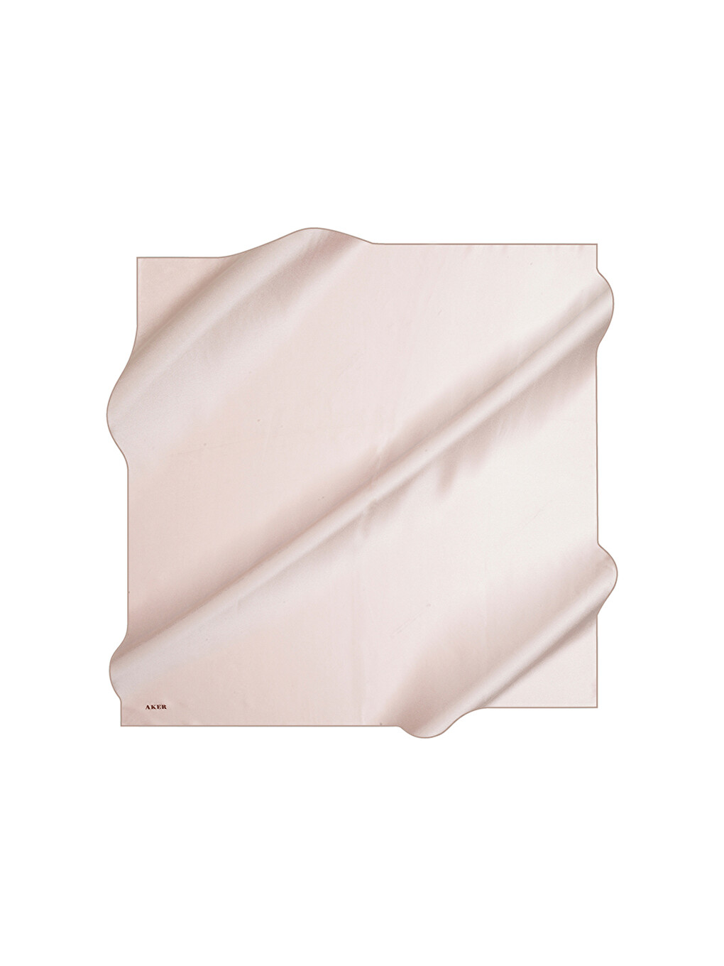 Pembe Pudra 90X90 Düz Twill Eşarp