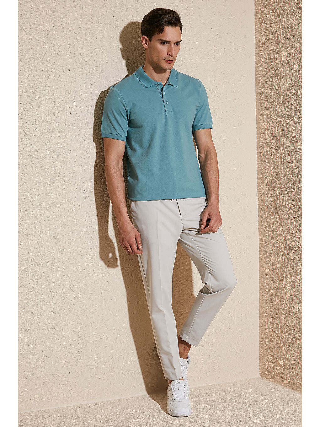 Siyah Pamuklu Regular Fit 3'lü Paket Polo Yaka Tişört 59029641827S3-4