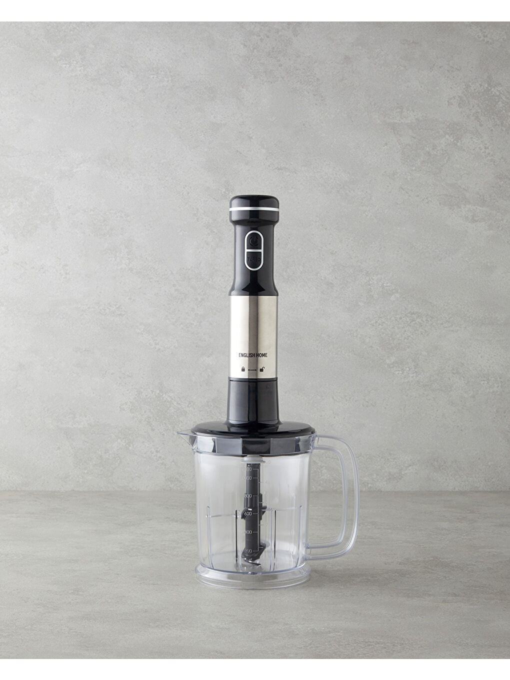 MBS 3010 4 Bıçaklı Mini Blender Seti 1500W Siyah-Krom-1