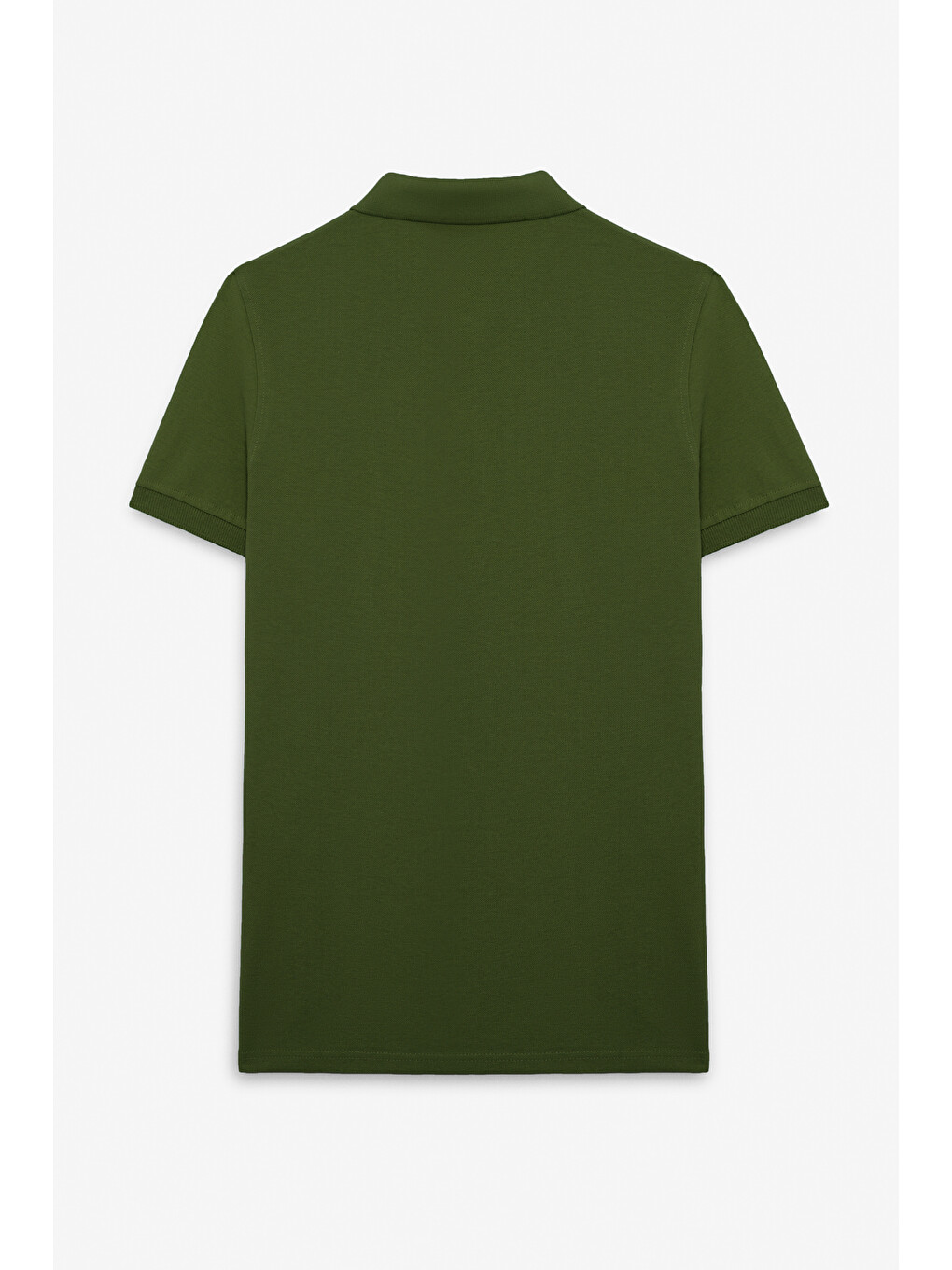 Haki SKYLOOM Erkek %100 Pamuk Kısa Kollu Regular Fit HAKİ Polo Yaka T-shirt-2