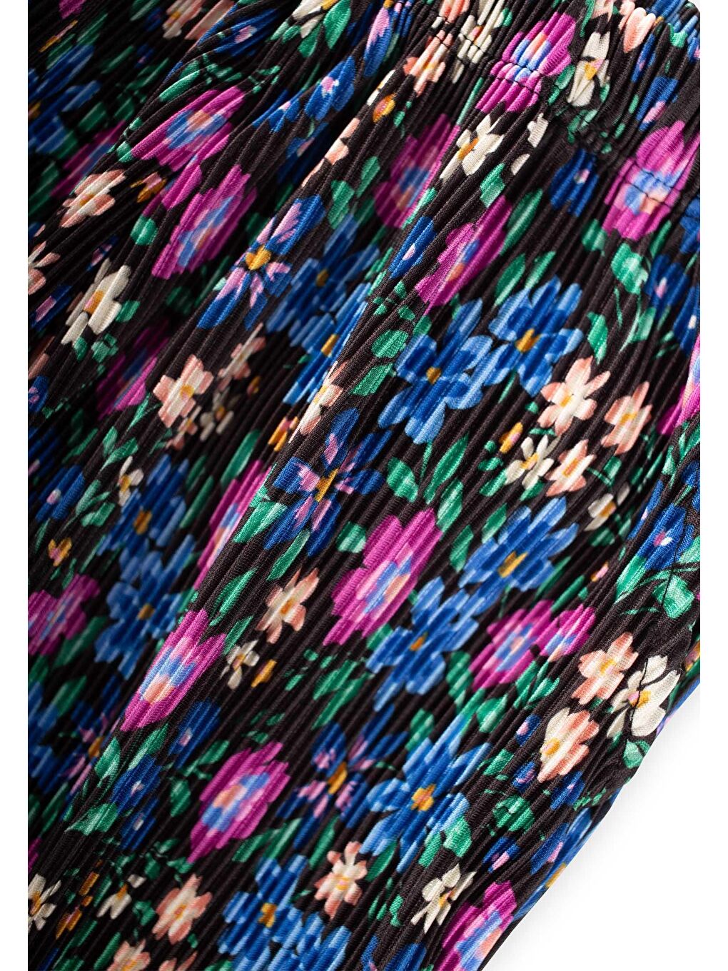 Mor Piliseli Dökümlü Pantolon 3-10 Yaş Çiçek Desen-2