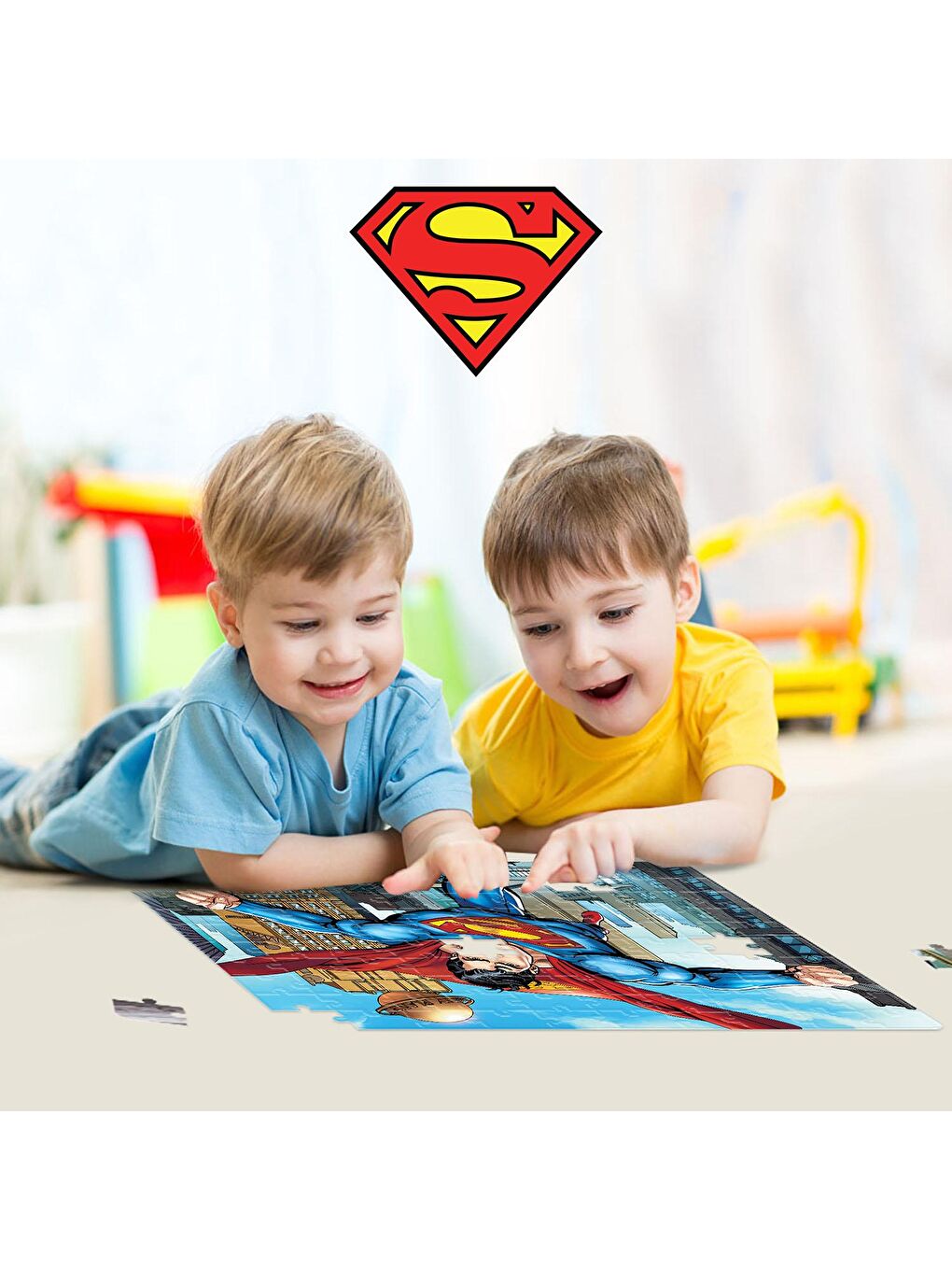 Prime 3D Renksiz Superman 300 Parça Yetişkin Puzzle 32715 - 1