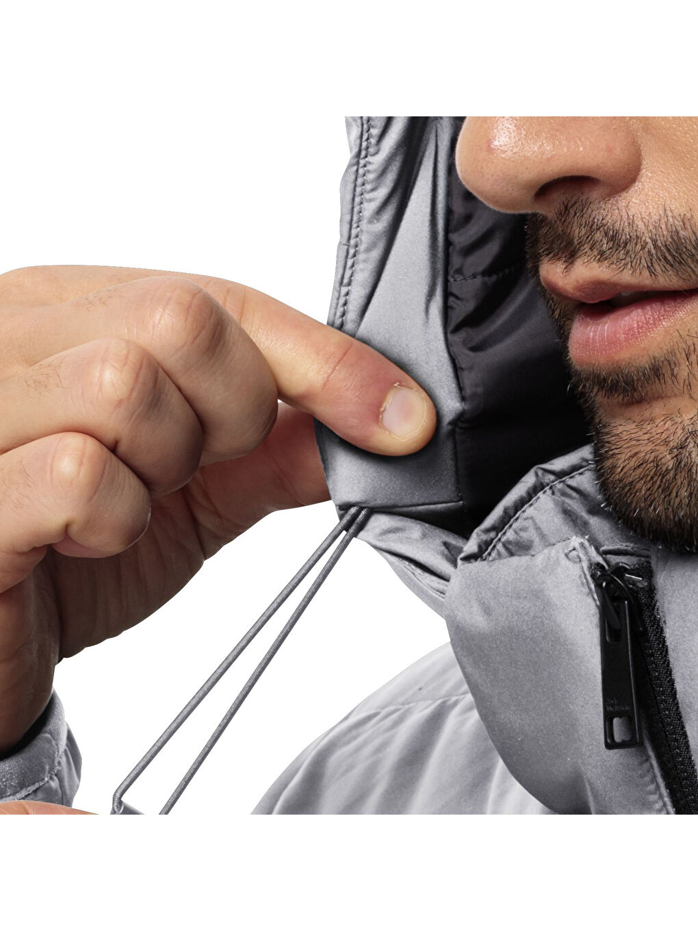 Colonius Erkek Gri Outdoor Şişme Mont-5