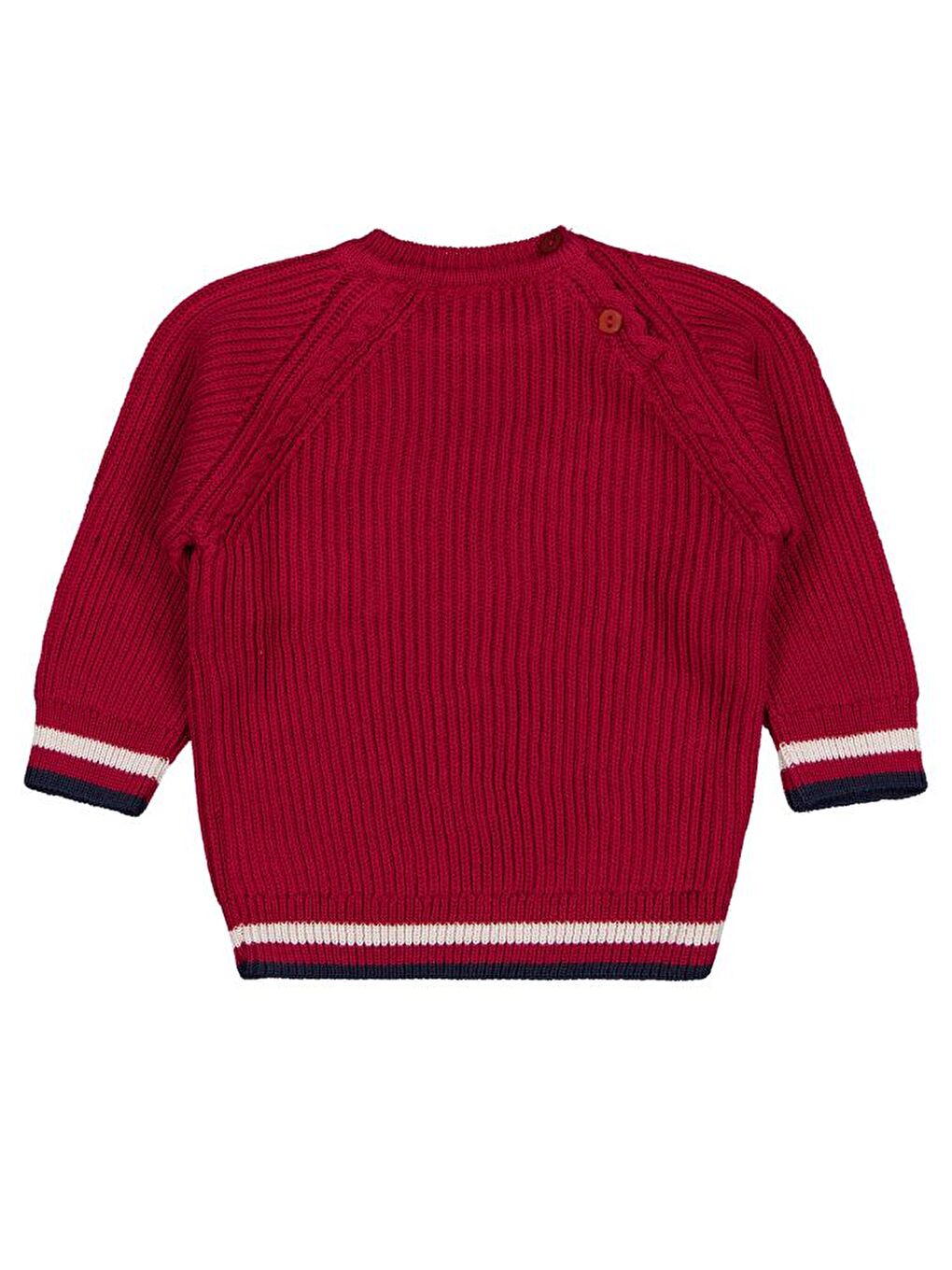 Baby M Nakışlı 6-18 Ay Kazak - Kırmızı 12-18 Ay-1