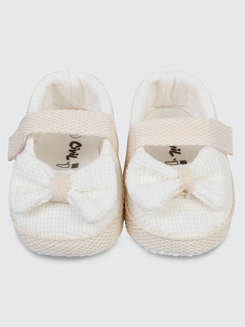 Baby Kız Bebek Patik 17-19 Numara Ekru-1