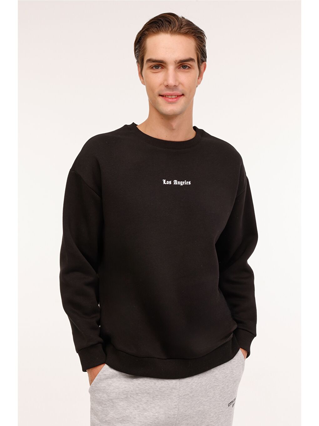 ML FRANK 16CTY114 4PR Siyah Erkek Sweatshirt