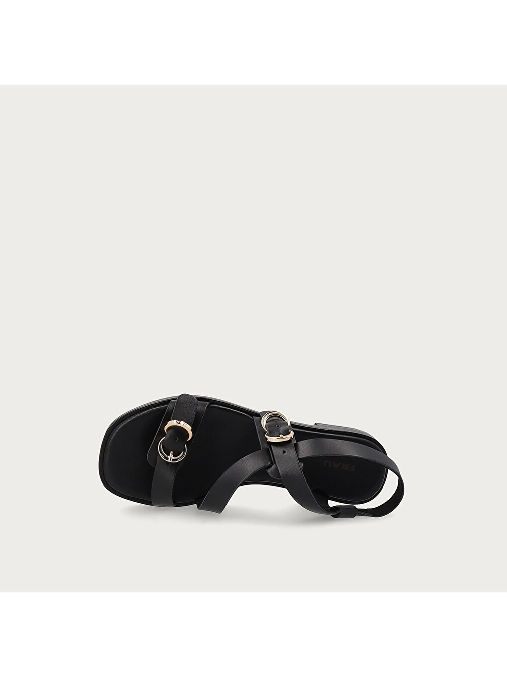 Siyah Kadın Sandalet 87M6 LEATHER Multi-Strap Sandals-3