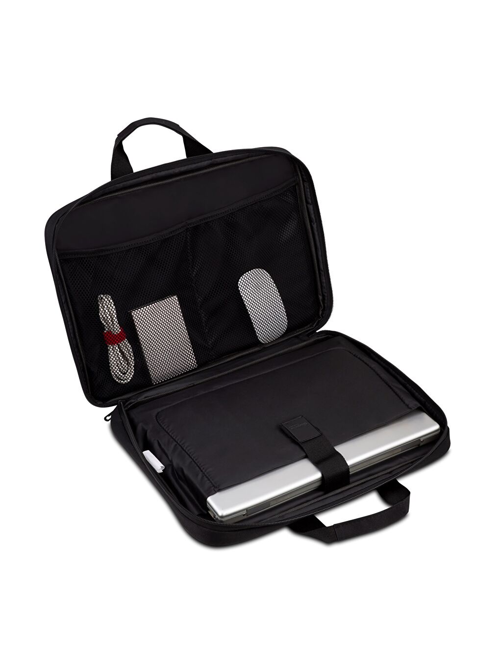 Siyah C100 15,6 inç Uyumlu Laptop Notebook El Çantası-1