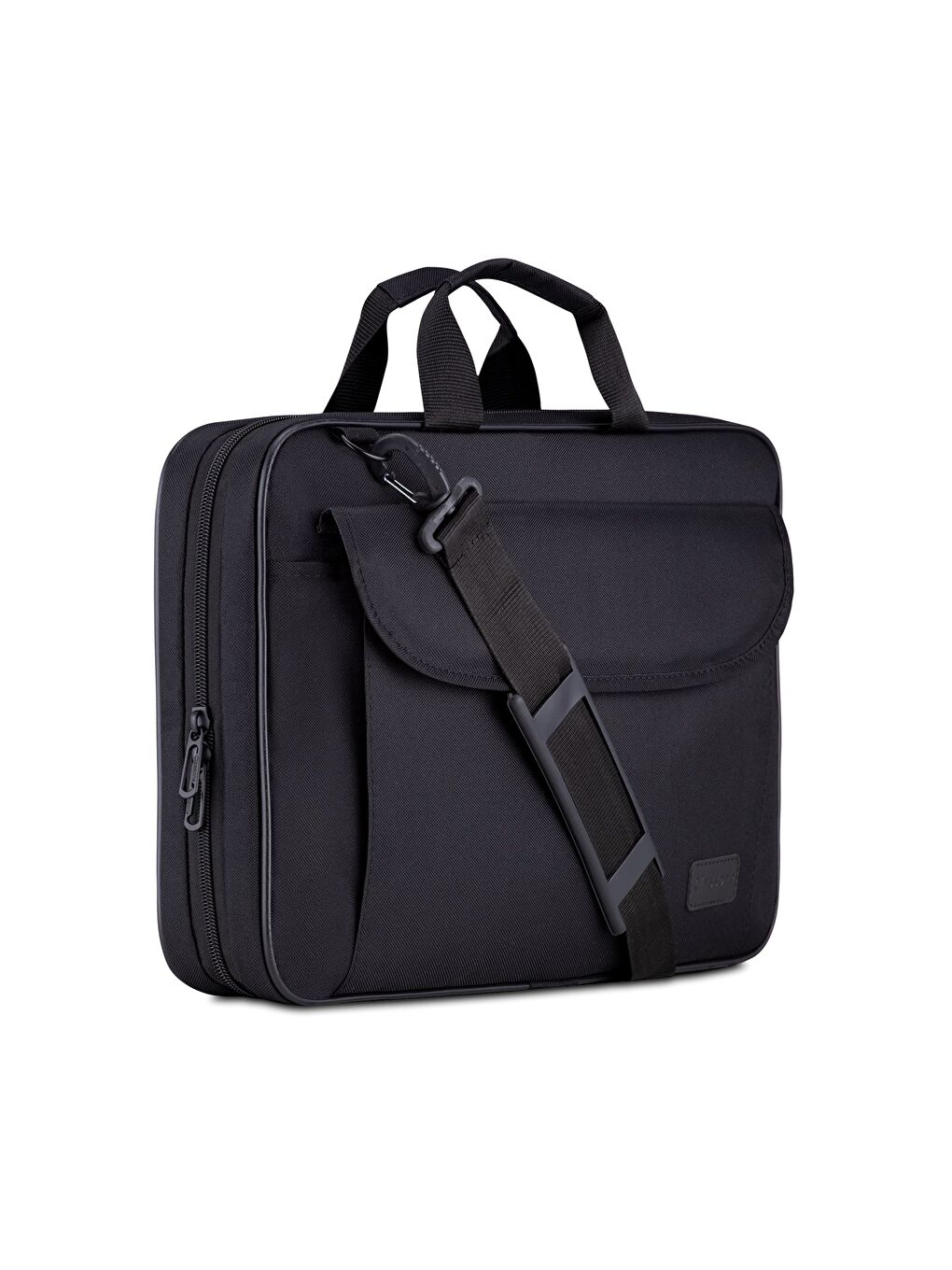Siyah C100 15,6 inç Uyumlu Laptop Notebook El Çantası-3