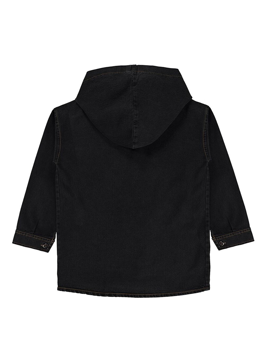 Boys Kapüşonlu Tişörtlü 2-5 Yaş Gömlek - Gri-2