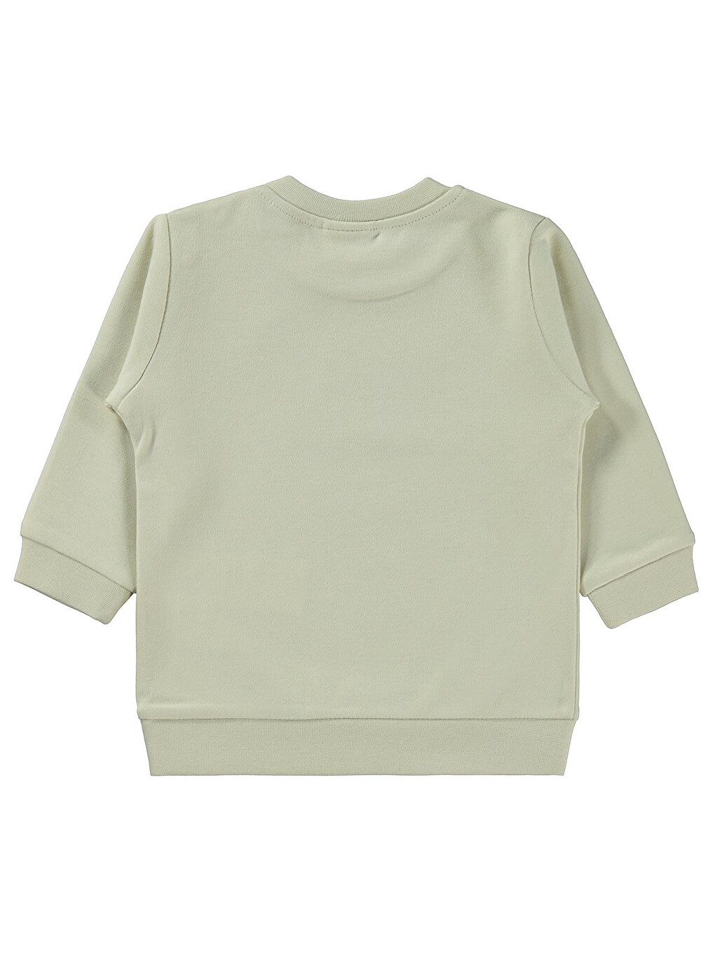 Baby Timsah Baskılı 6-18 Ay Sweatshirt - Bej-1