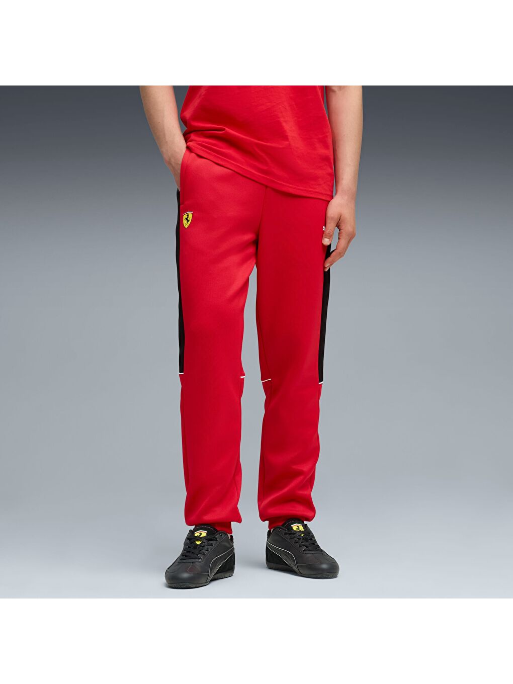 Kırmızı SCUDERIA FERRARI MT7 Erkek Eşofman Altı-4