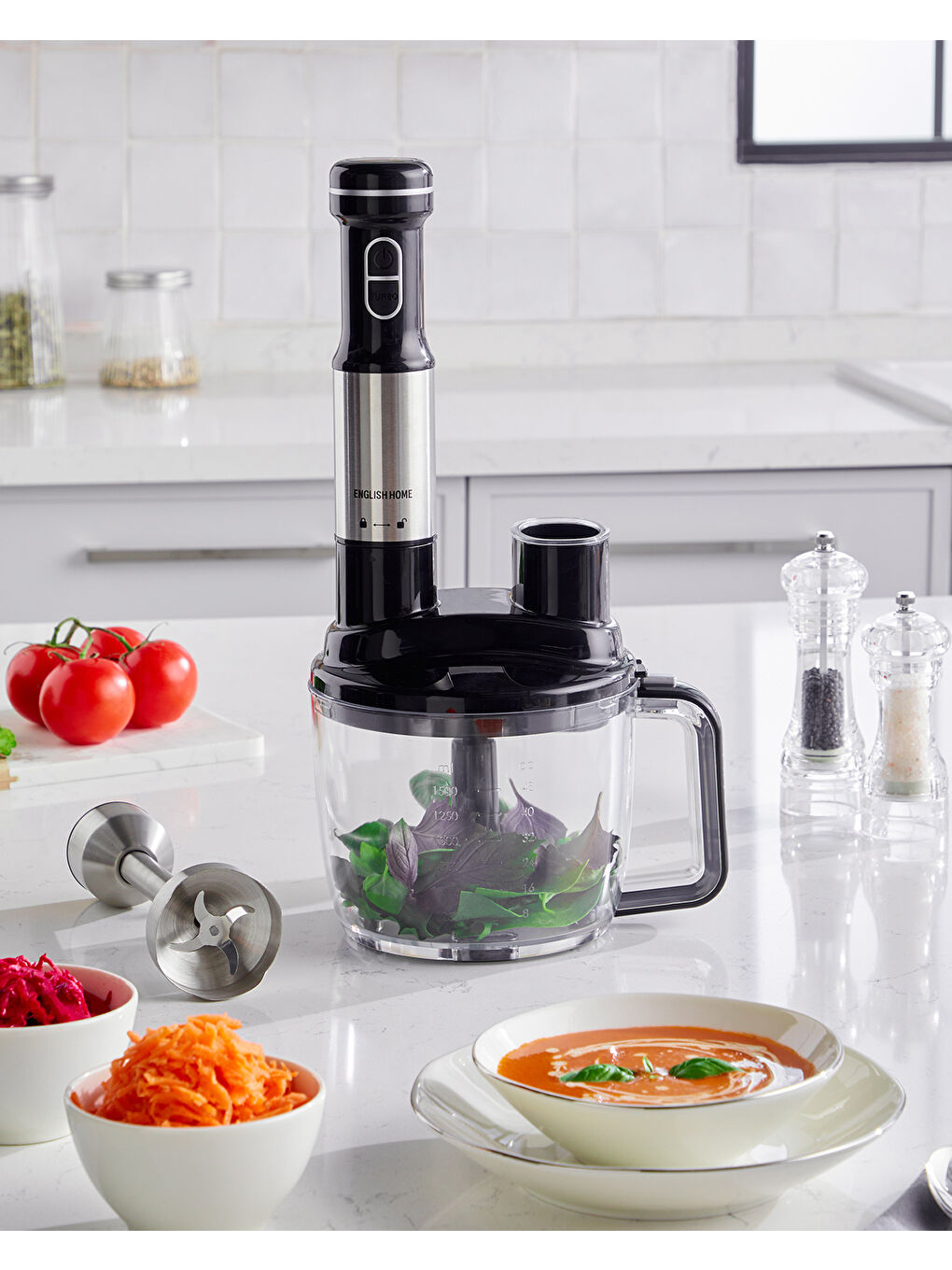 RMB 3001 4 Bıçaklı Multi Blender Seti Siyah-Krom