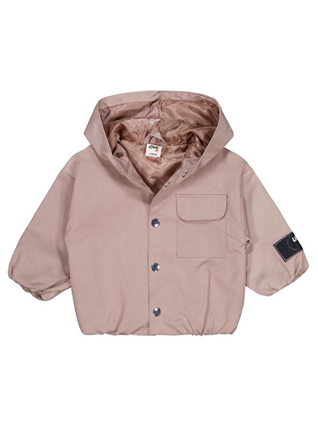 Baby Sırt Baskılı 6-18 Ay Ceket - Bej9-12 Ay