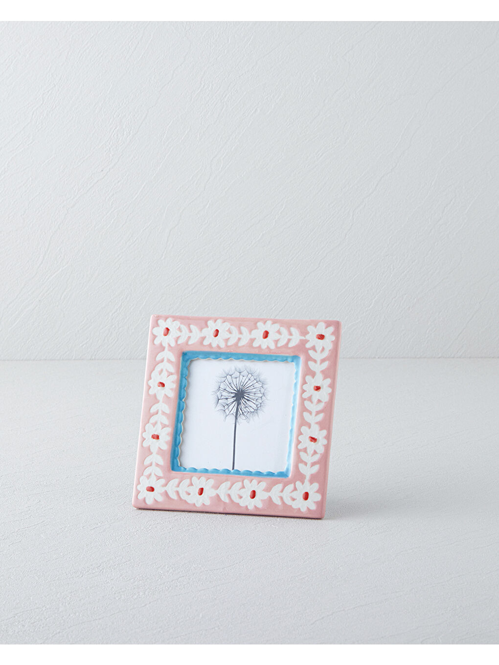 Beyaz Boston Çerçeve 10x10 cm Multicolor