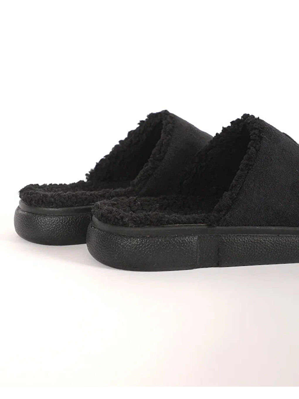 Siyah Erkek Triko Ev İçi Terlik - ROME-2