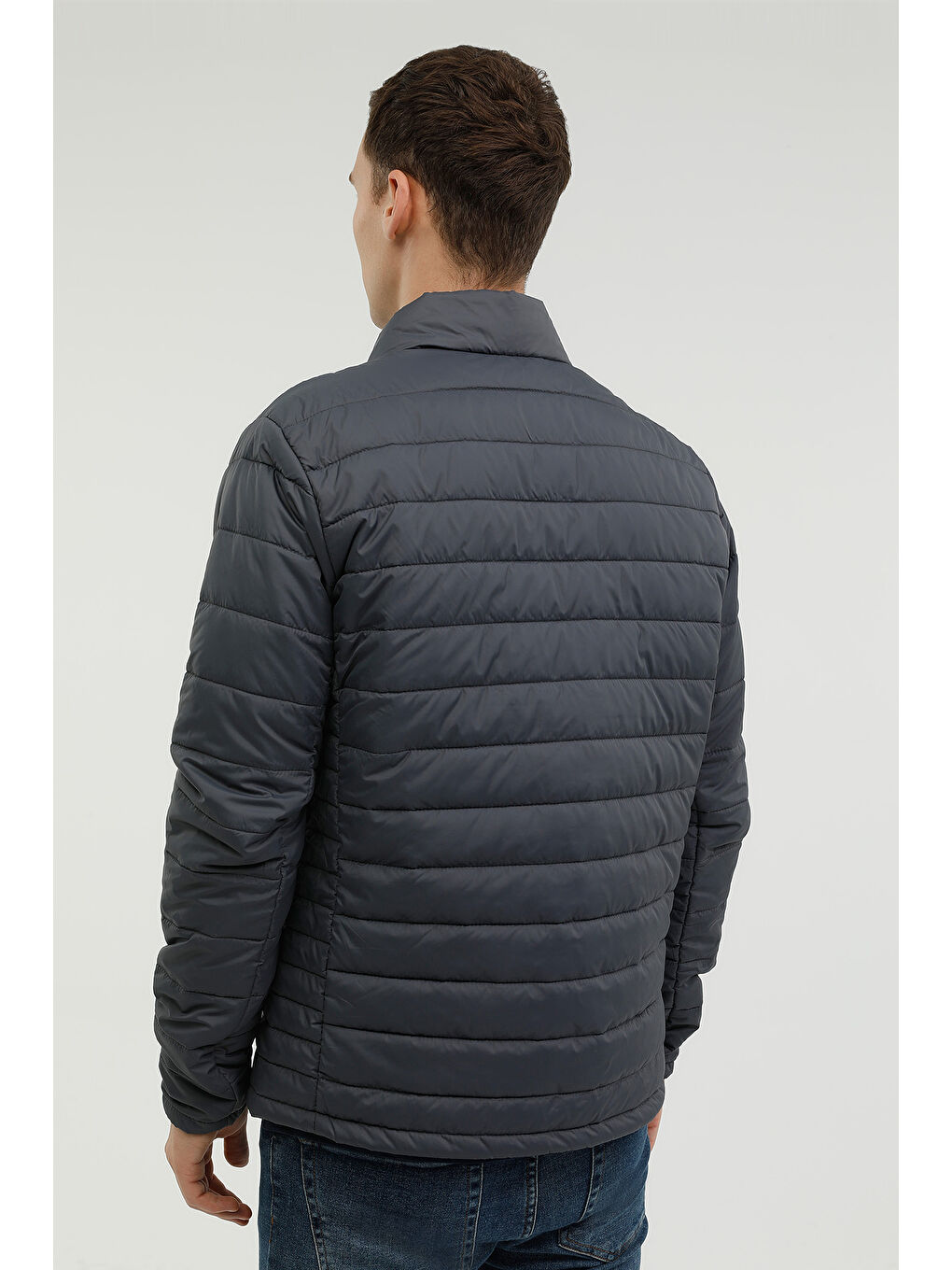 Kinetix Gri M-BASIC MAN PADDED COAT 2 Gri Erkek Mont - 1