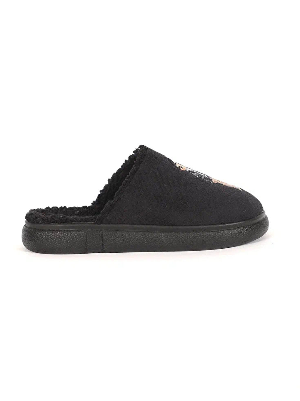 Siyah Erkek Triko Ev İçi Terlik - ROME-3