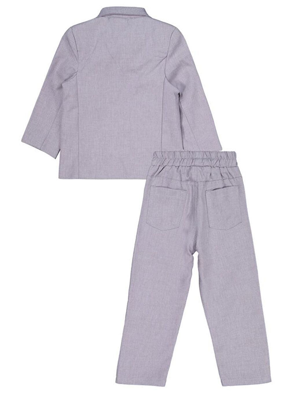 Boys Papyonlu Gömlekli 3 lü 2-5 Yaş Takım Elbise - Gri 2-3 Yaş-2