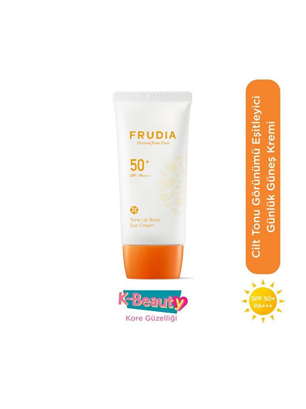 Frudia Açık Bej Tone-Up Base Güneş Kremi +50 SPF UV Koruma 50 g