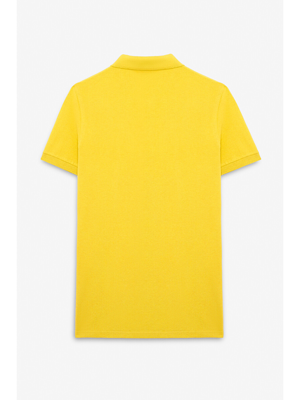 Sarı SKYLOOM Erkek %100 Pamuk Kısa Kollu Regular Fit SARI Polo Yaka T-shirt-2