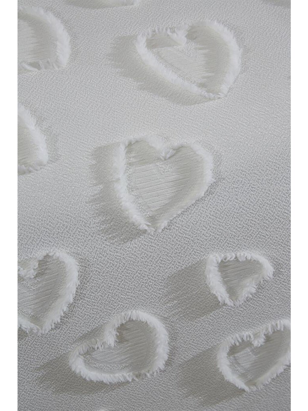 Ekru Pure Love 3 Parça Çift Kişilik Pike Takımı Krem-4
