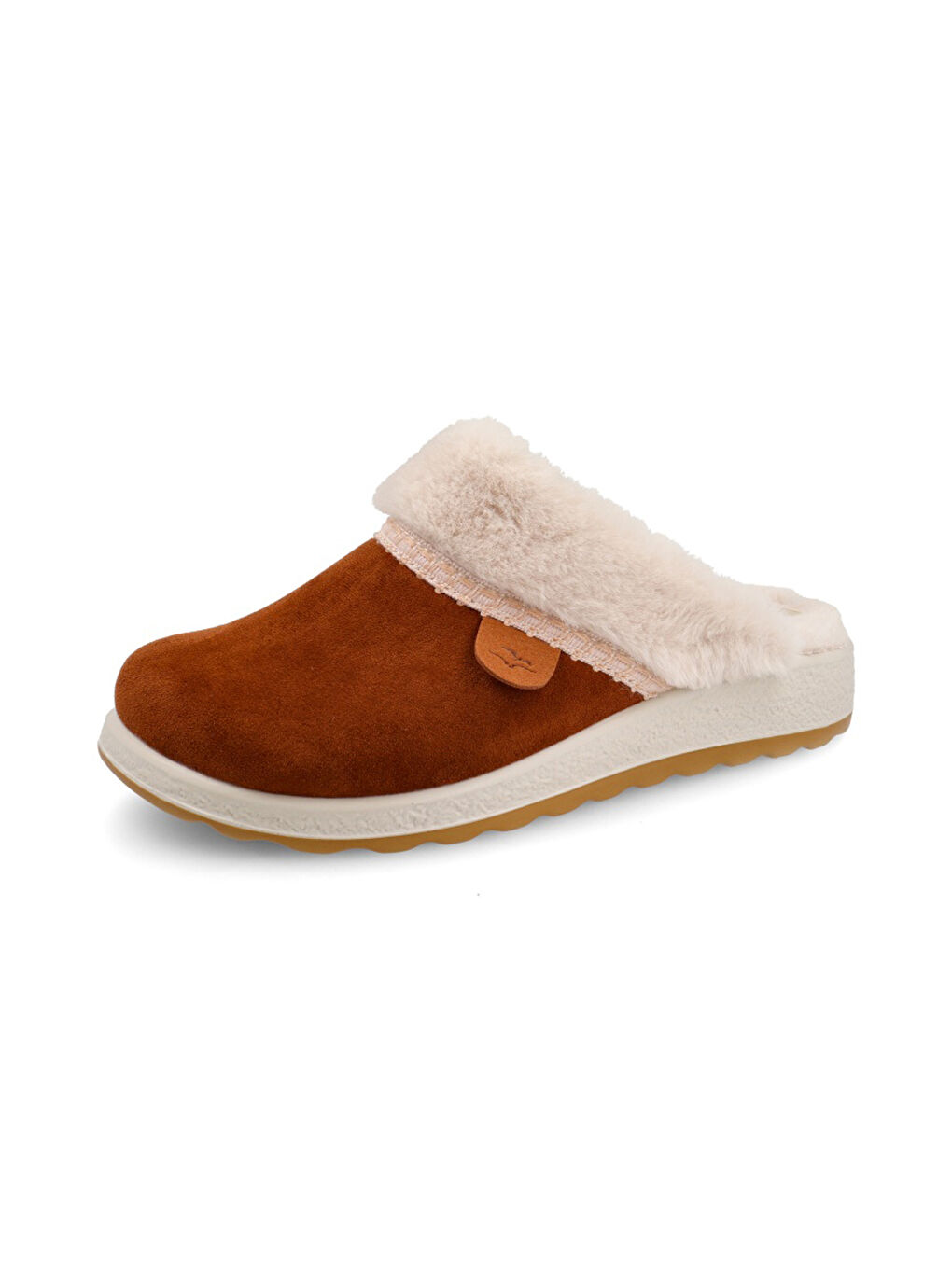 Kahverengi Kadın Ev Terliği 51 Z58 VU CLOTH WOMAN SLIPPER-1