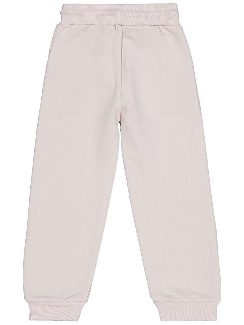 Girls Çiçek Nakışlı 2-5 Yaş Eşofman Altı - Bej 3-4 Yaş-1