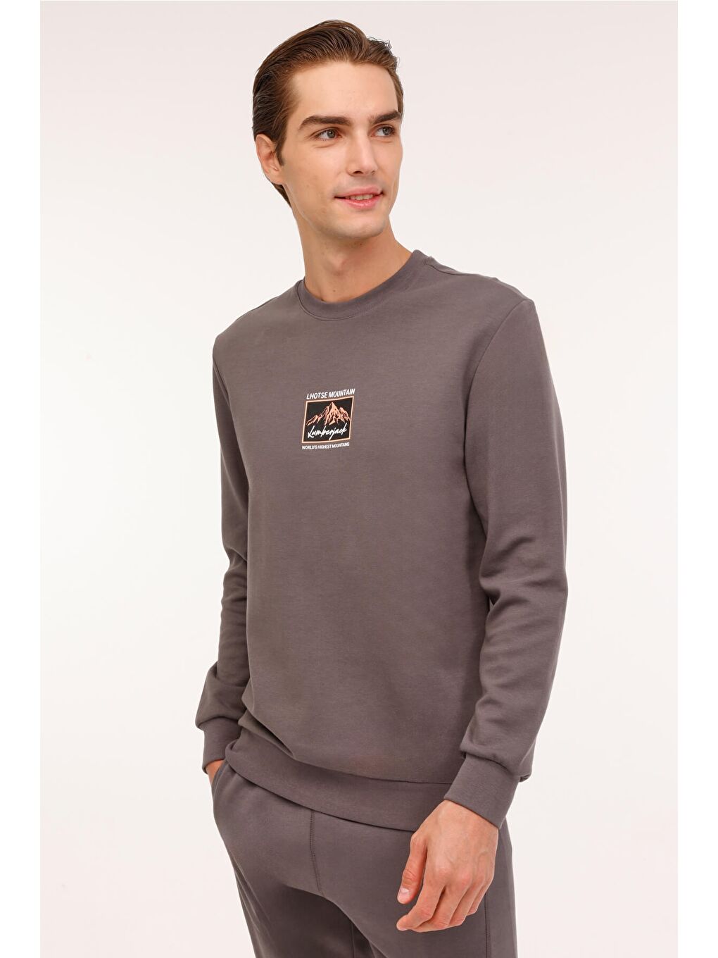 Lumberjack ML GREYS 16URB2029 4PR Gri Erkek Sweatshirt