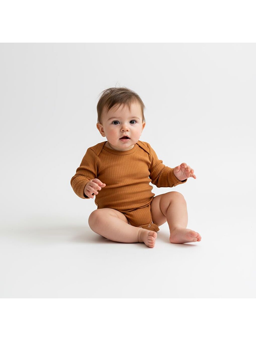 Kahverengi Basic Theme U.Kol Badi 30/1-4