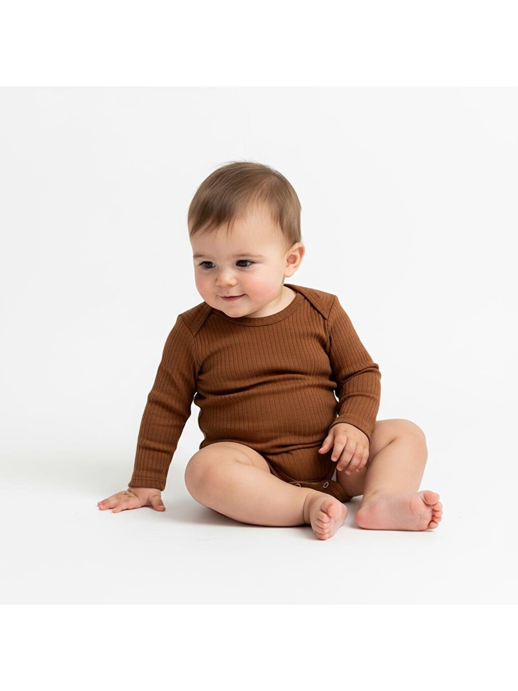 Kahverengi Basic Theme U.Kol Badi 30/1-2