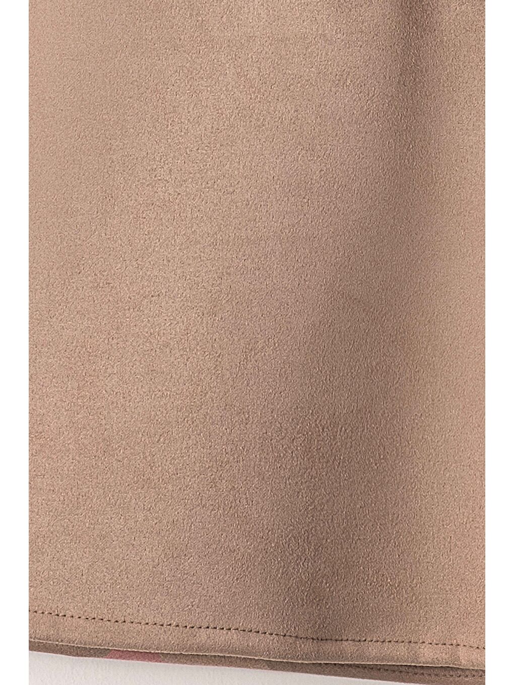 Kahverengi Kız Çocuk Fiyonk Detaylı İkili Süet Elbise ELB.1001-3