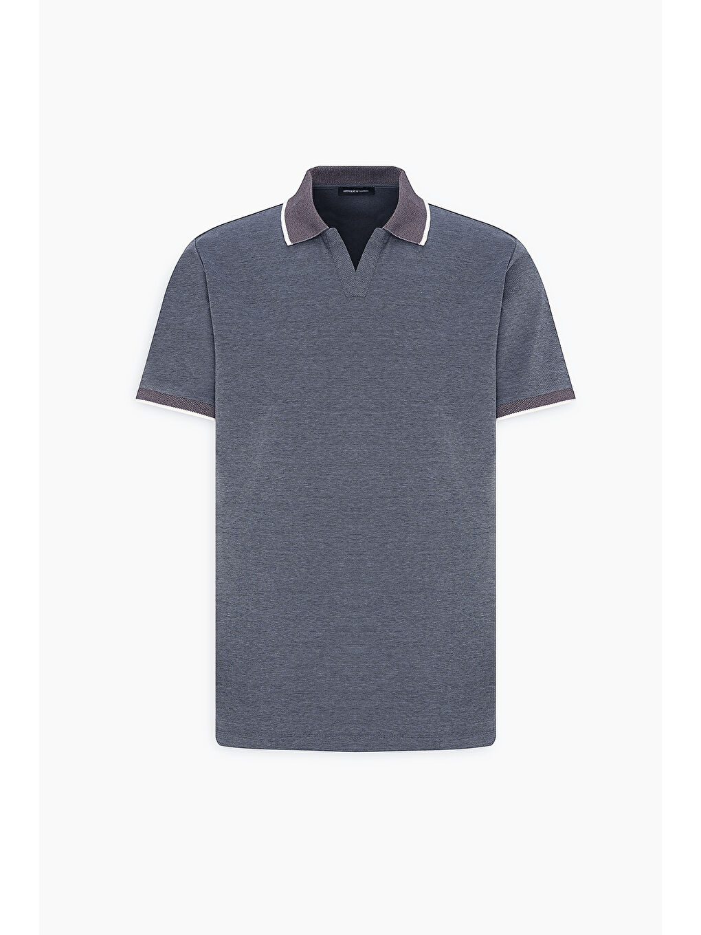 Erkek Antrasit Slim Fit Dar Kesim Pamuklu Polo Yaka Tişört-5