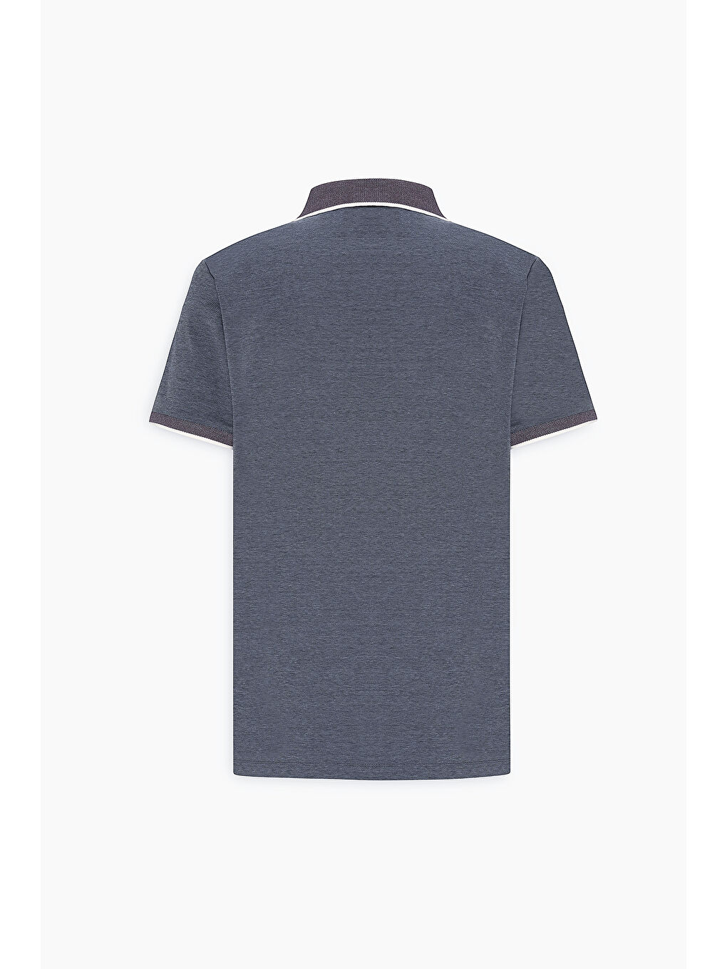Erkek Antrasit Slim Fit Dar Kesim Pamuklu Polo Yaka Tişört-8