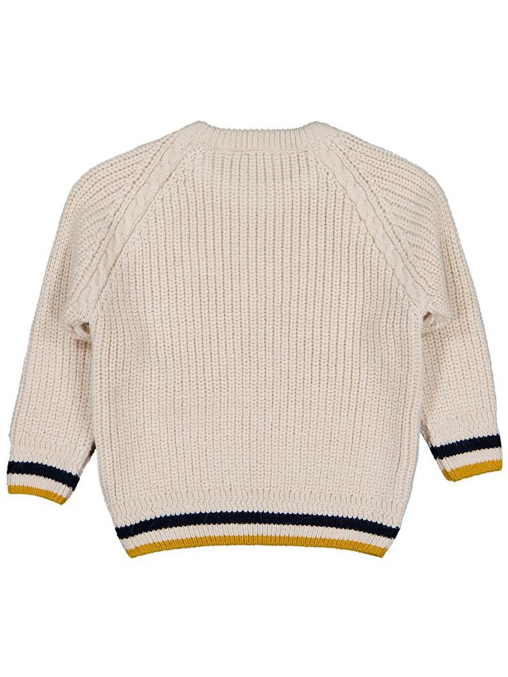 Boys Kaplan C Nakışlı 2-5 Yaş Kazak - Bej 4-5 Yaş-1