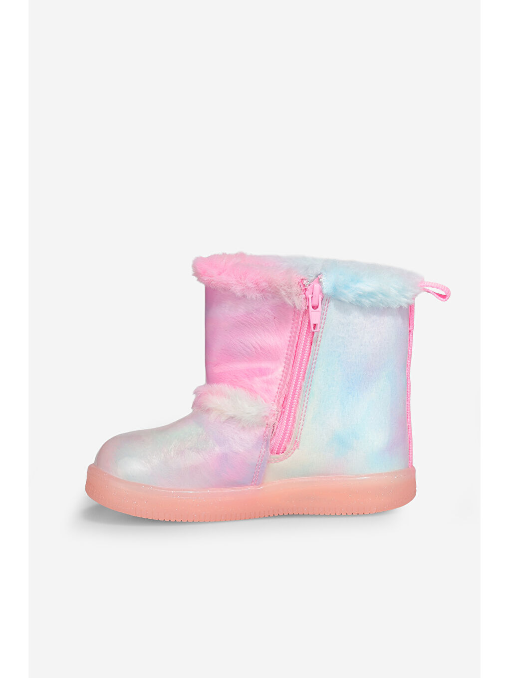 Peli Işıklı Kız Bebek Fuşya Çizme-1