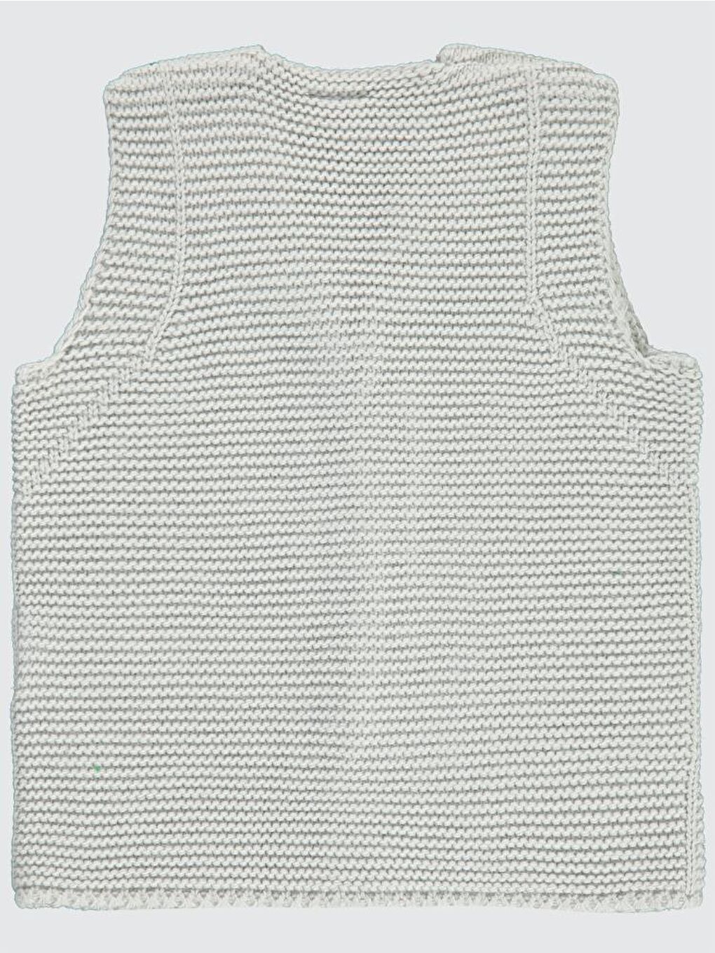 Baby Yakalı Cepli 3-18 Ay Yelek - Gri 9-12 Ay-1