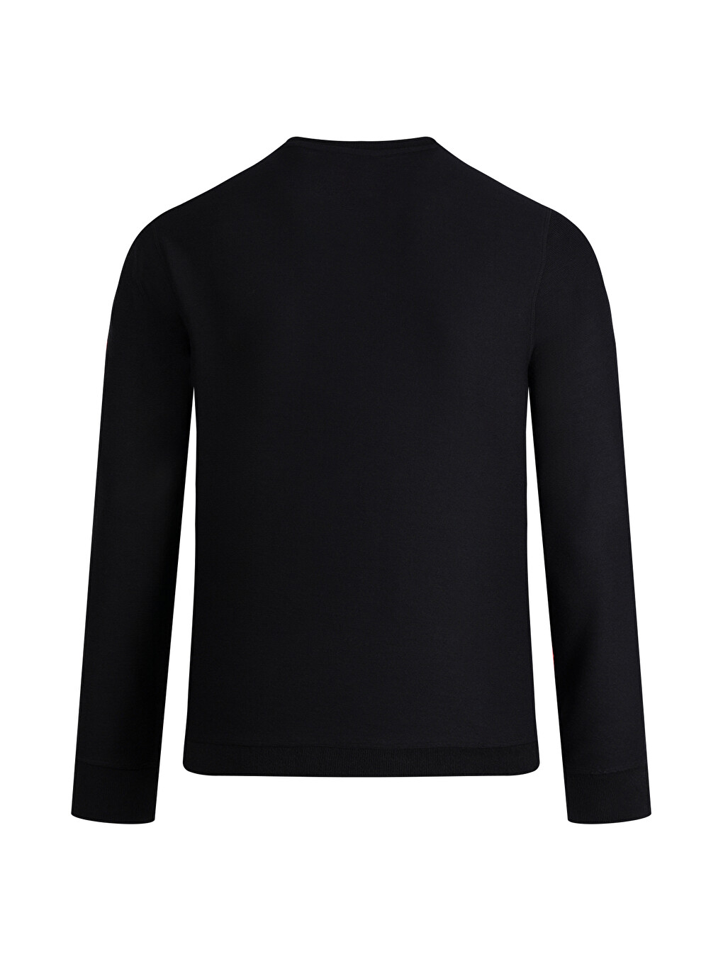 Siyah Regular Fit Bisiklet Yaka Sweatshirt-1