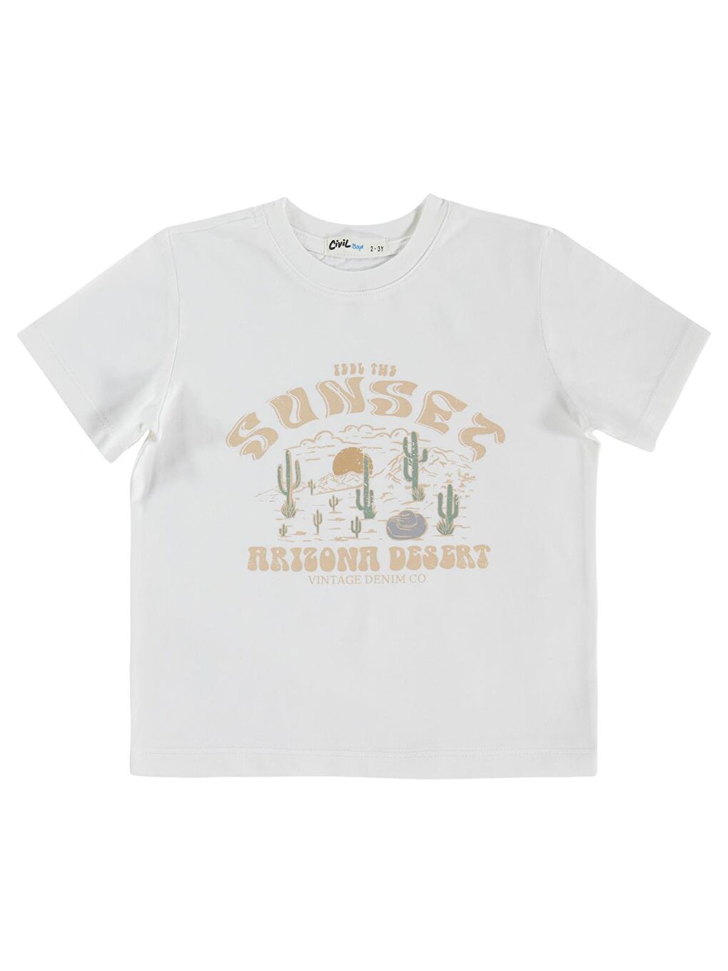 Boys Erkek Çocuk Şortlu 3'lü 2-5 Yaş Takım - Kahverengi 2-3 Yaş-2