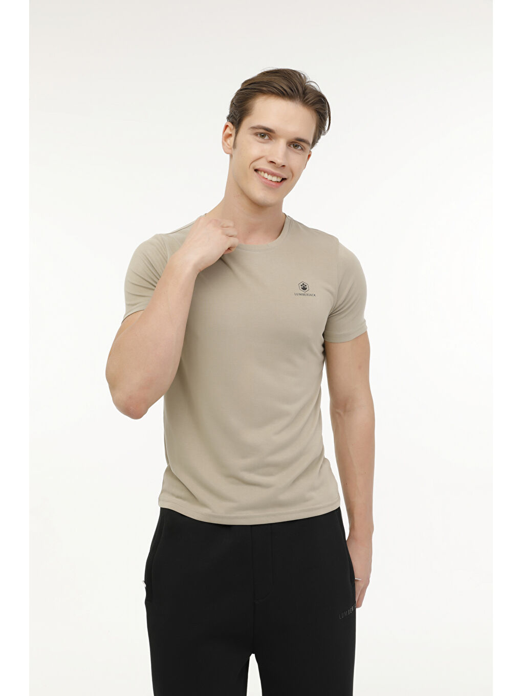 MB MODAL SB203 4FX Haki Erkek Kısa Kol Tişört