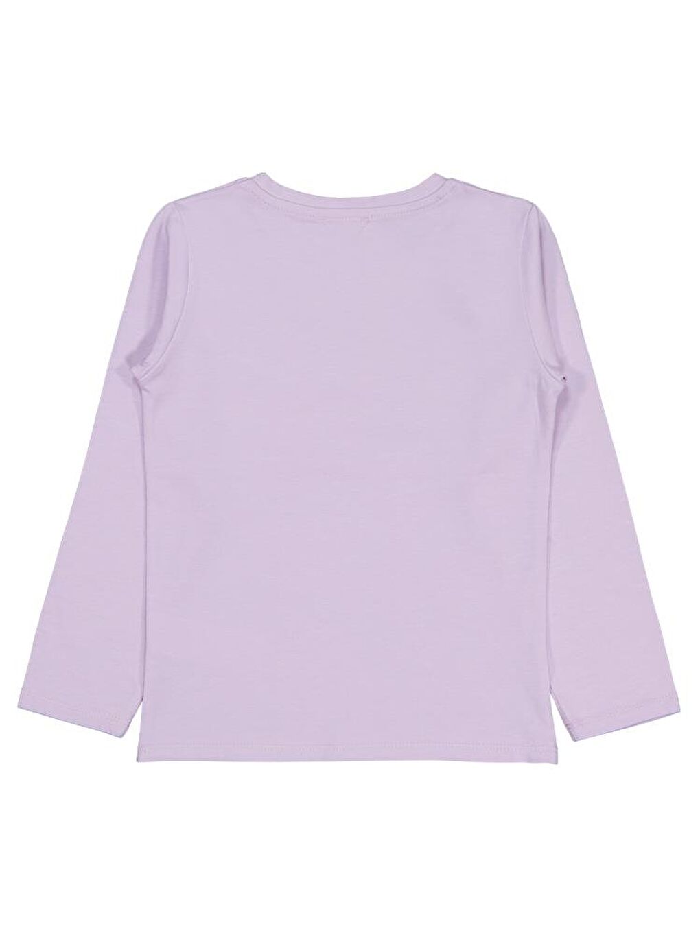 Girls Çiçek Baskılı 6-9 Yaş Sweatshirt - Lila 8-9 Yaş-1