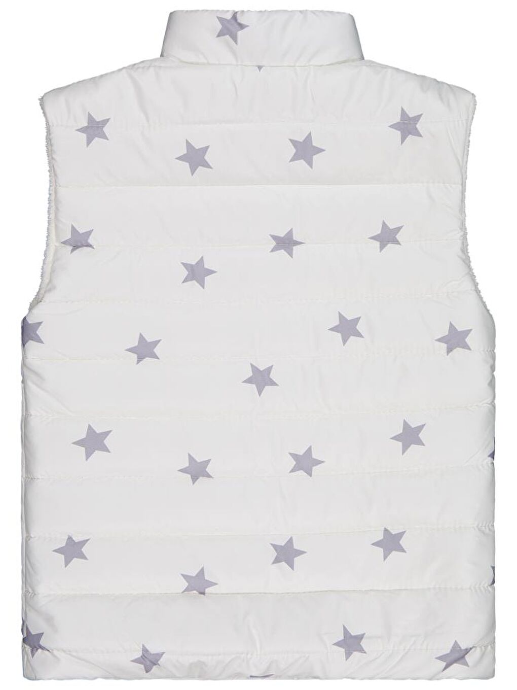 Girls Yıldız Baskılı 10-13 Yaş Yelek - Ekru 13-14 Yaş-2