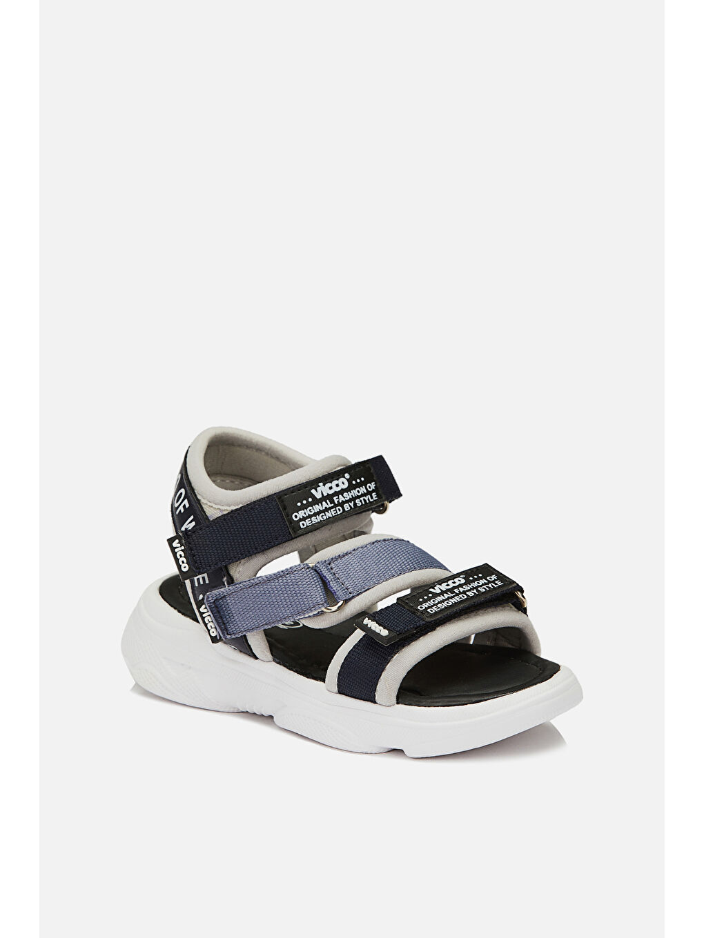 Mavi Chester Armalı Erkek Bebek Jean Sandalet-1