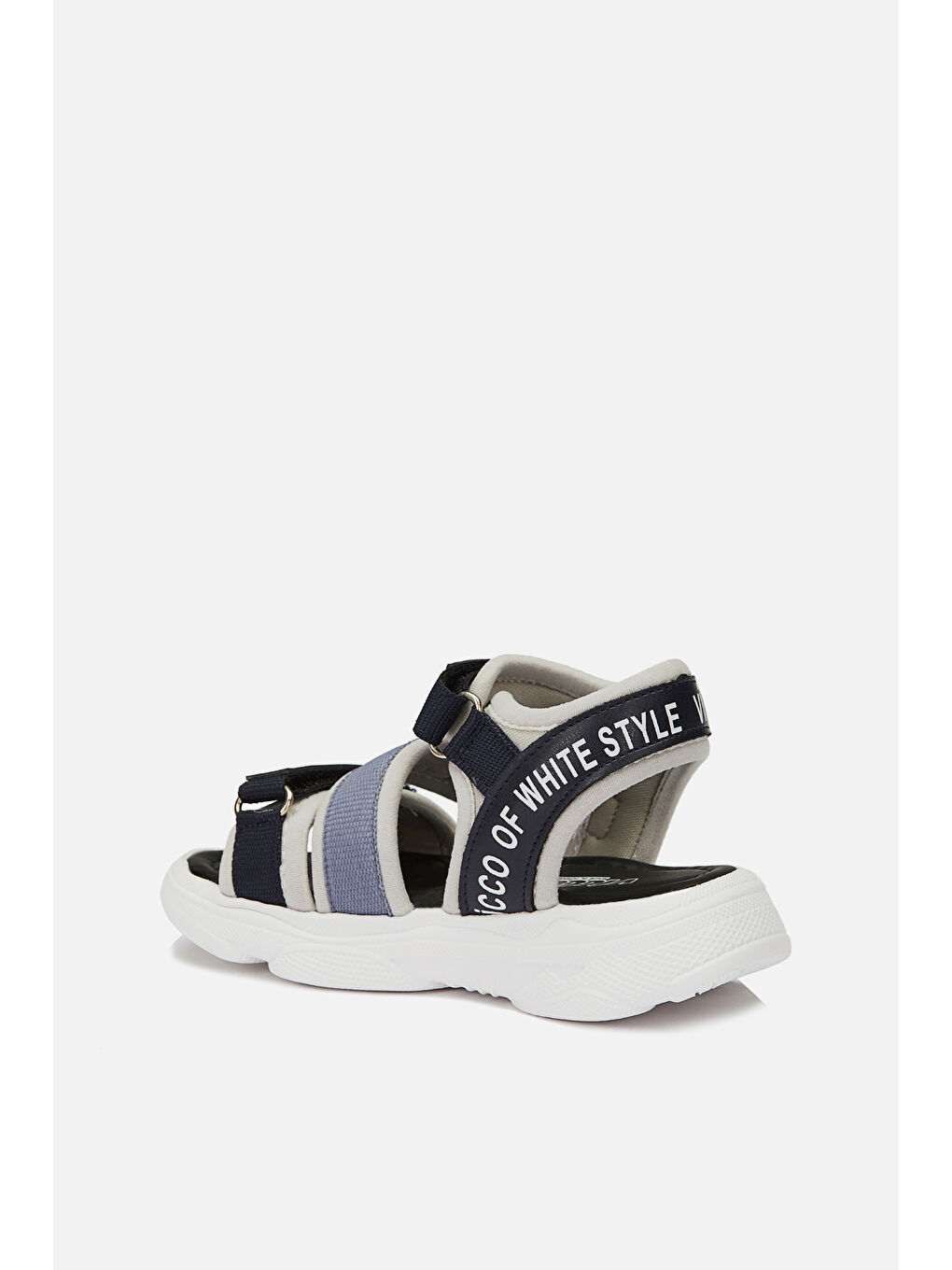 Mavi Chester Armalı Erkek Bebek Jean Sandalet-2