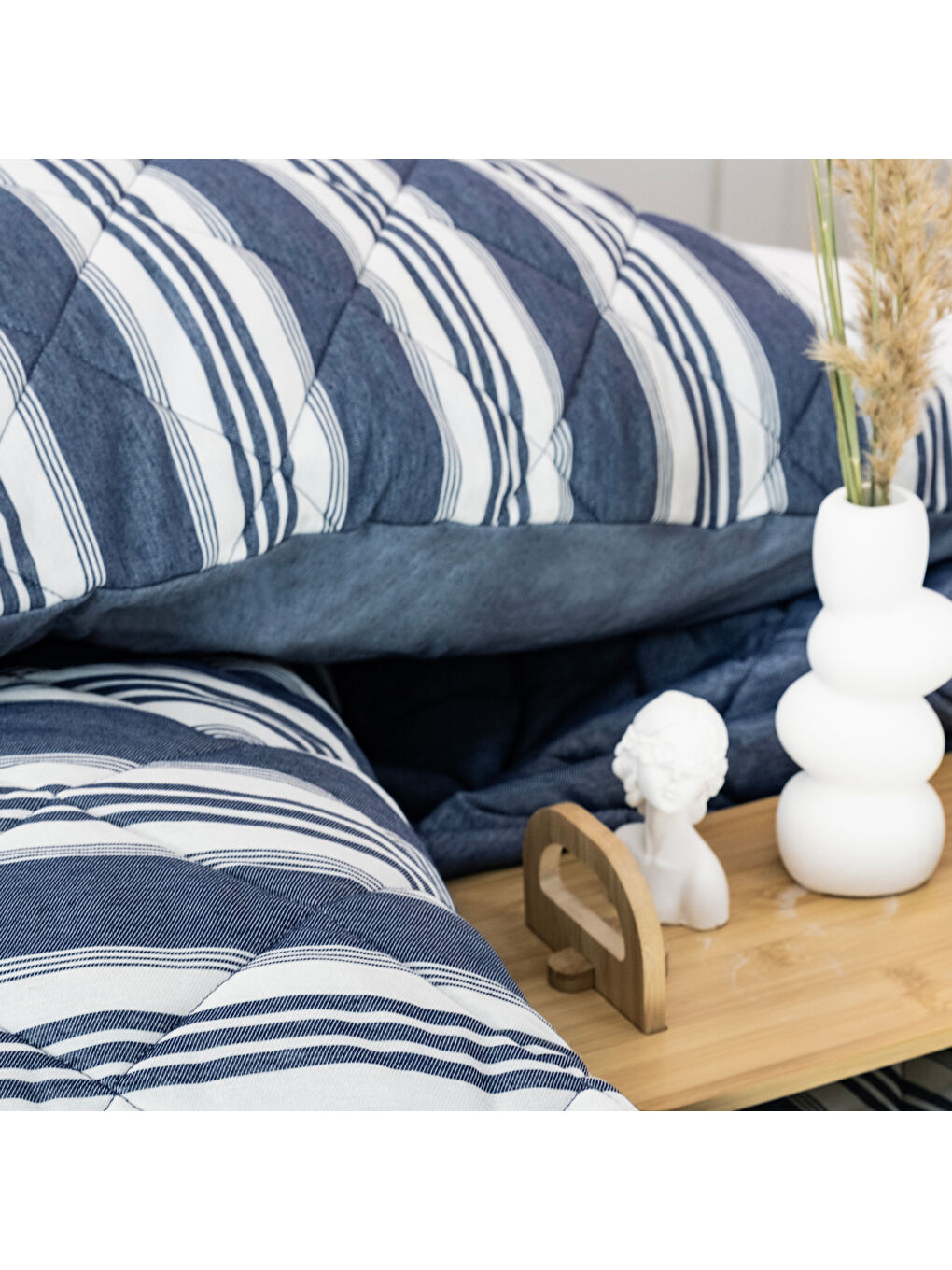 Home İnfinity Çift Kişilik Complete Set 4 Parça-İndigo-6