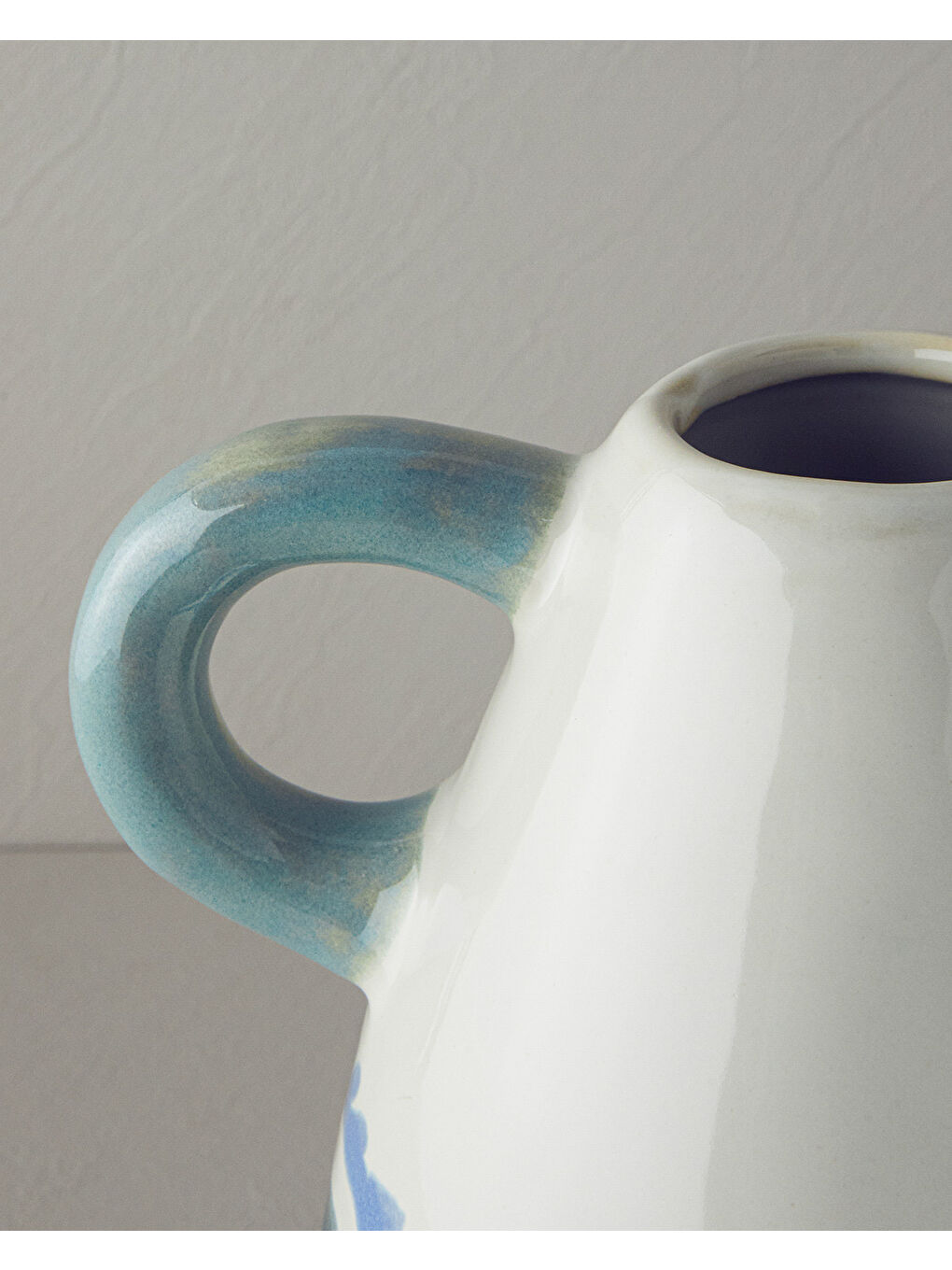 Beyaz Sylvia Stoneware Vazo Multicolor-2