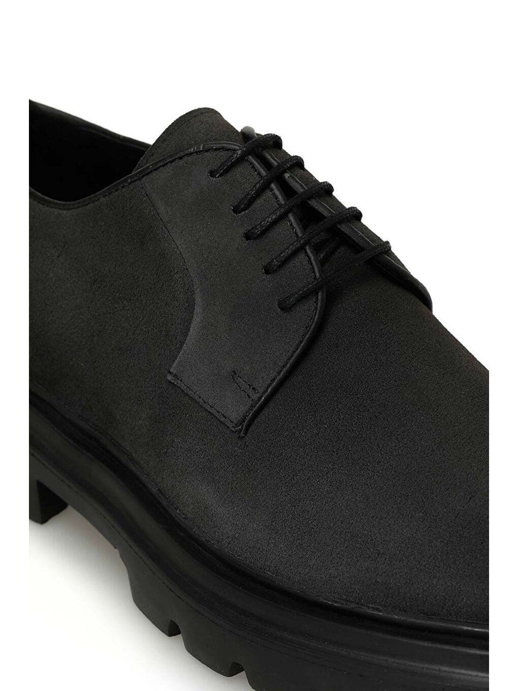 Gri DUMAS 4PR Antrasit Erkek Klasik Ayakkabı-6