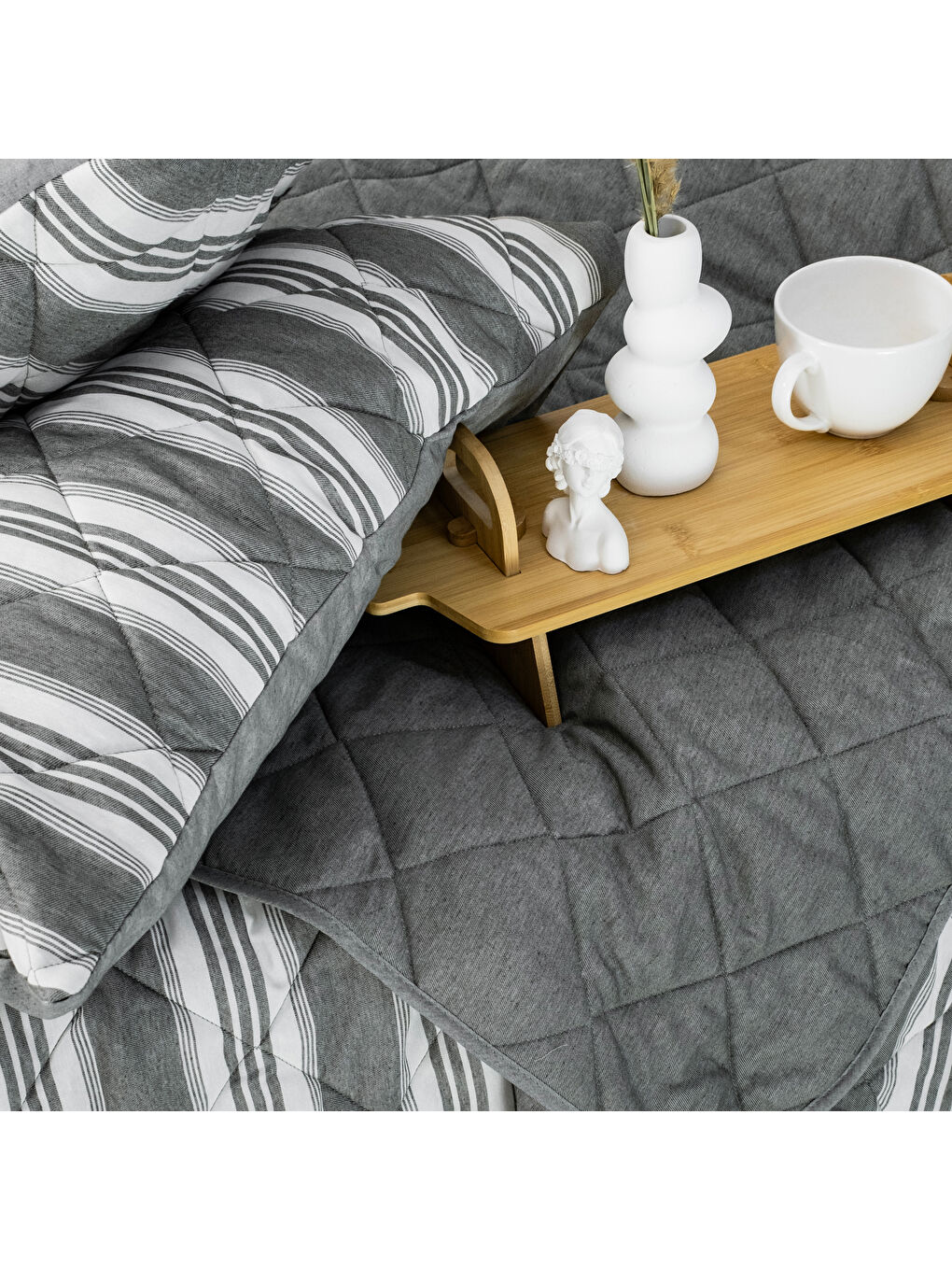 Home İnfinity Çift Kişilik Complete Set 4 Parça-Haki-5