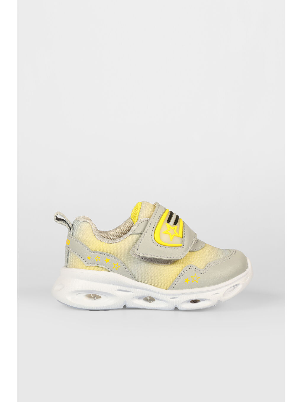 Kita II Işıklı Erkek Bebek Gri Spor Ayakkabı