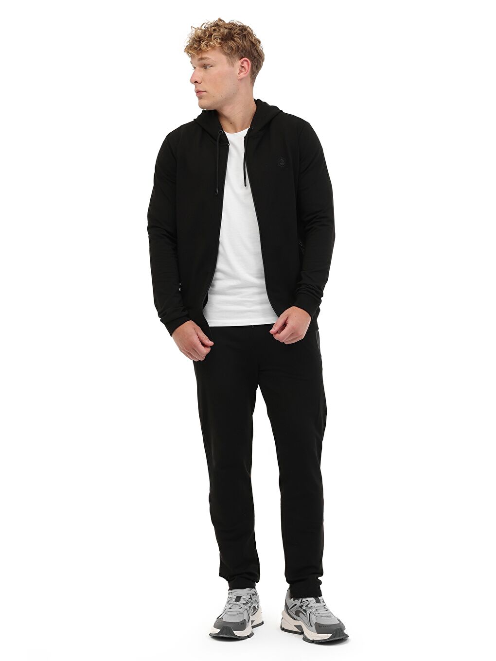 MB SMR T.SUIT 5PR Siyah Erkek Eşofman Takımı-1